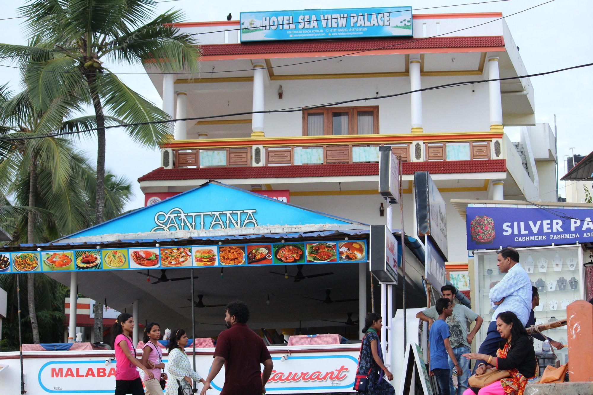 Hotel Sea View Palace - The Beach Hotel, Kovalam Extérieur photo